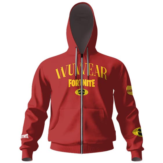Wu-Tang Clan Wu Wear X Fortnite Red Zipper Hoodie