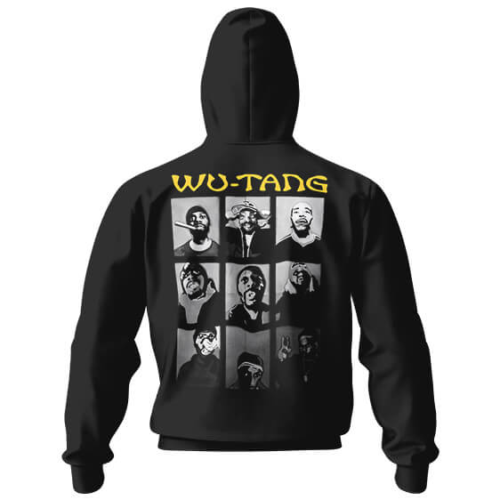 Wu-Tang Crew Members Portrait Photo Zip Hoodie