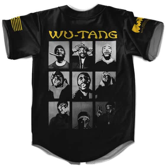 Wu-Tang Members Portrait Art Baseball Jersey