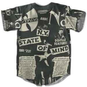 Wu-Tang NY State of Mind Retro Poster MLB Jersey