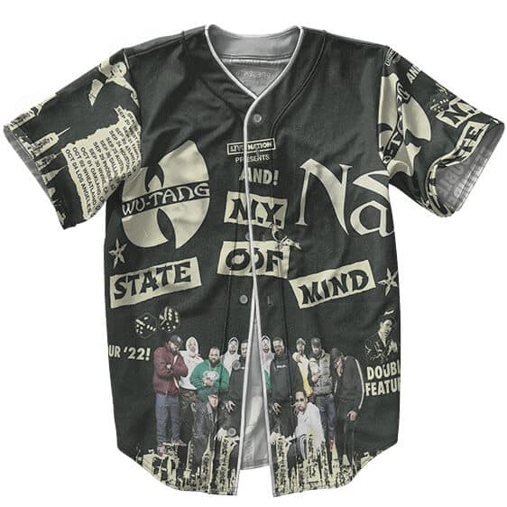 Wu-Tang NY State of Mind Retro Poster MLB Jersey