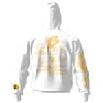 Wu-Tang Shaolin Dragon Line Art White Zip Hoodie