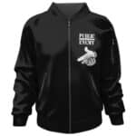 Crooks & Castles X Public Enemy Logo Black Bomber Jacket