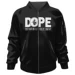 Dope Definition of Public Enemy Logo Black Bomber Jacket