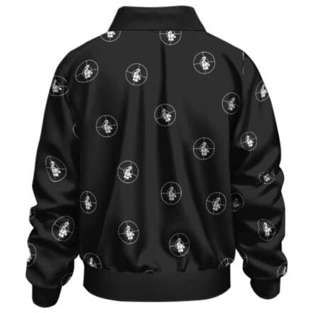 Public Enemy Crooks & Castles Logo Red Yellow Bomber Jacket - Rappers Merch