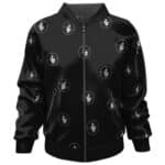 Dope Public Enemy Iconic Logo Pattern Black White Bomber Jacket