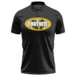 Dope Wu-Tang Clan X Fortnite Collab Logo Black Polo Shirt