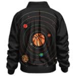 He Got Game 1998 Space Basketball Black Bomber Jacket