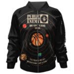He Got Game 1998 Space Basketball Black Bomber Jacket
