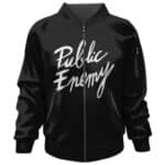 Hip-Hop Group Public Enemy Typographic Art Bomber Jacket