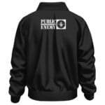 Minimalist Fight The Power Fist Logo Public Enemy Bomber Jacket