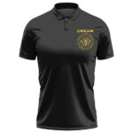 Minimalist Wu-Tang Clan C.R.E.A.M. Members Logo Polo Tee