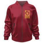 Public Enemy Crooks & Castles Logo Red Yellow Bomber Jacket