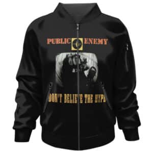 Public Enemy Don't Believe The Hype Black Bomber Jacket