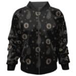Public Enemy Target Logo Bandana Paisley Pattern Bomber Jacket
