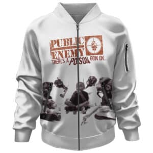 Public Enemy There's a Poison Goin' On Album Cover Bomber Jacket