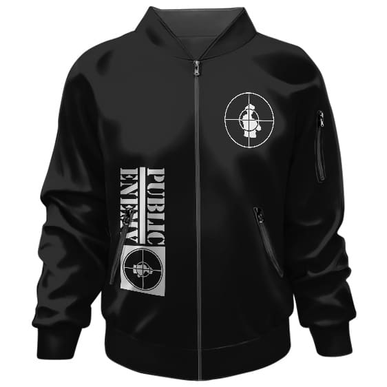 Public Enemy Vs Dabruck & Klein Remix Logo Bomber Jacket