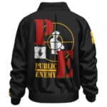 Public Enemy X Puma Collab Logo Art Black Bomber Jacket