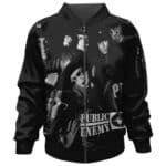 Rap Group Public Enemy Crew Members Art Bomber Jacket