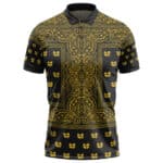 Rap Group Wu-Tang Clan Logo Bandana Paisley Pattern Polo Shirt