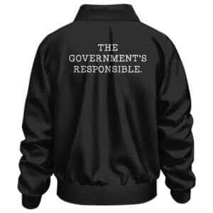 The Government's Responsible Public Enemy Logo Bomber Jacket