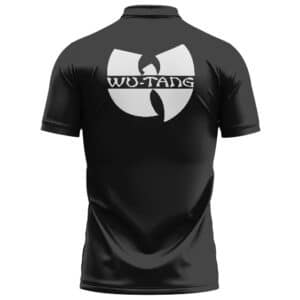Wu-Tang Clan C.R.E.A.M. Minimalist Logo Black Golf Shirt