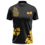 Wu-Tang Clan Graffiti Splash Paint Logo Art Polo Tee