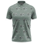 Wu-Tang Clan Iconic Bird-Like Logo Pattern Golf Shirt