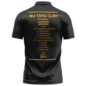 Wu-Tang Clan Legendary Weapons Artwork Polo Tee