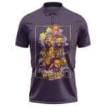 Wu-Tang Clan Members Head Cloud Artwork Polo Shirt