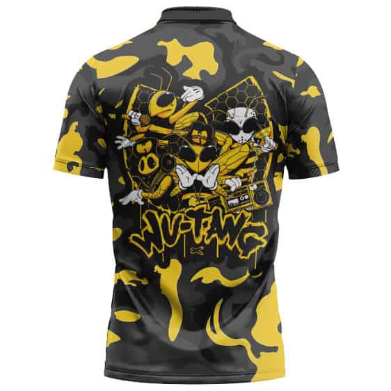 Wu-Tang Killa Bees Camouflage Pattern Badass Polo Shirt