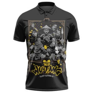 Wu-Tang X Illicit Collab Samurai Logo Badass Polo Shirt