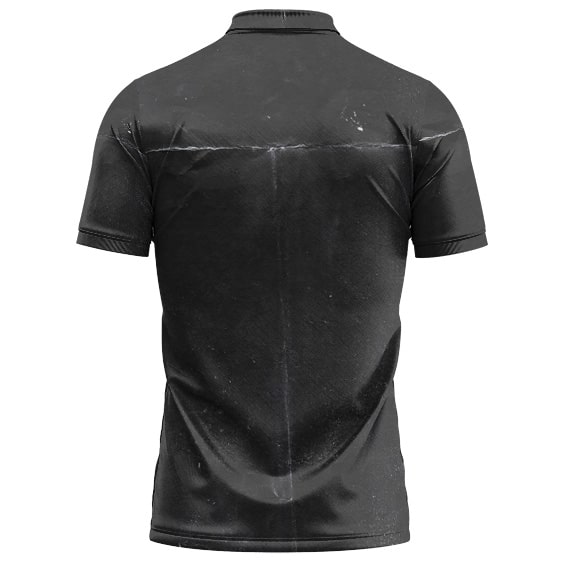 Wu Wear Industrial Division Artwork Black Golf Shirt