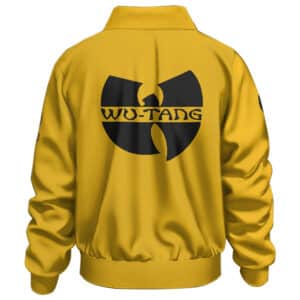 36 Chambers Wu-Tang Logo Design Yellow Bomber Jacket