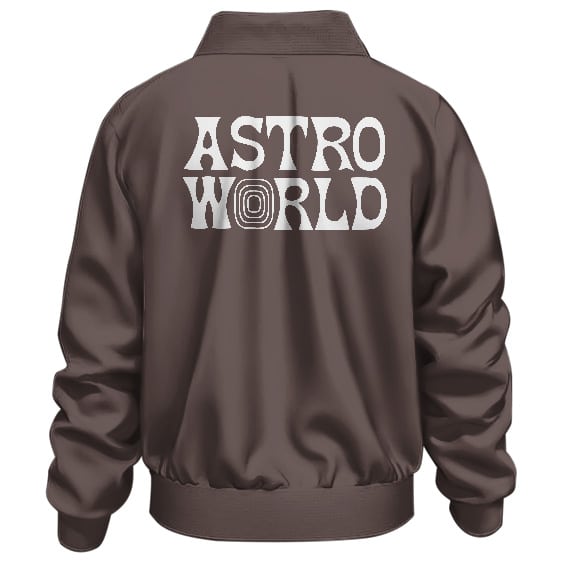 Astro World Put On A Happy Face Travis Scott Bomber Jacket