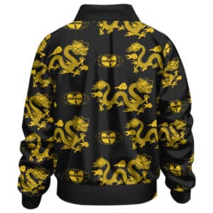 Dope Wu-Tang Clan Dragon Logo Pattern Bomber Jacket