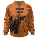 Look Mom I Can Fly Cactus Jack Orange Bomber Jacket