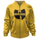 Rap Group Wu-Tang Clan Minimalist Logo Yellow Bomber Jacket
