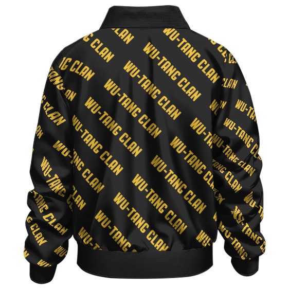 Rap Group Wu-Tang Clan Name Logo Pattern Bomber Jacket