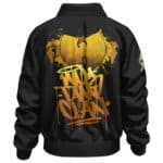 Rap Icon Wu-Tang Clan Graffiti Art Black Bomber Jacket