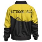 Travis Scott Astroworld Cactus Jack Yellow Black Varsity Jacket