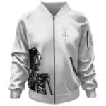 Travis Scott Cactus Jack Artwork White Bomber Jacket