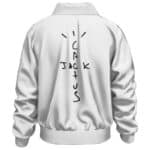 Travis Scott Cactus Jack Artwork White Bomber Jacket