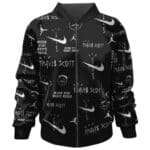 Travis Scott Cactus Jack Collab Logo Pattern Bomber Jacket