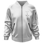 Travis Scott Look Mom I Can Fly White Bomber Jacket