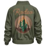Travis Scott Rodeo Album Logo Artwork Bomber Jacket