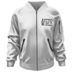 Travis Scott Virgil Abloh Astroworld White Bomber Jacket