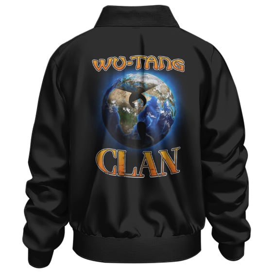 Wu-Tang Clan Around The World Globe Logo Bomber Jacket