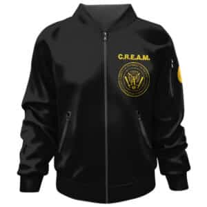 Wu-Tang Clan C.R.E.A.M. Minimalist Logo Bomber Jacket