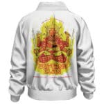 Wu-Tang Clan Demon Samurai Logo White Bomber Jacket
